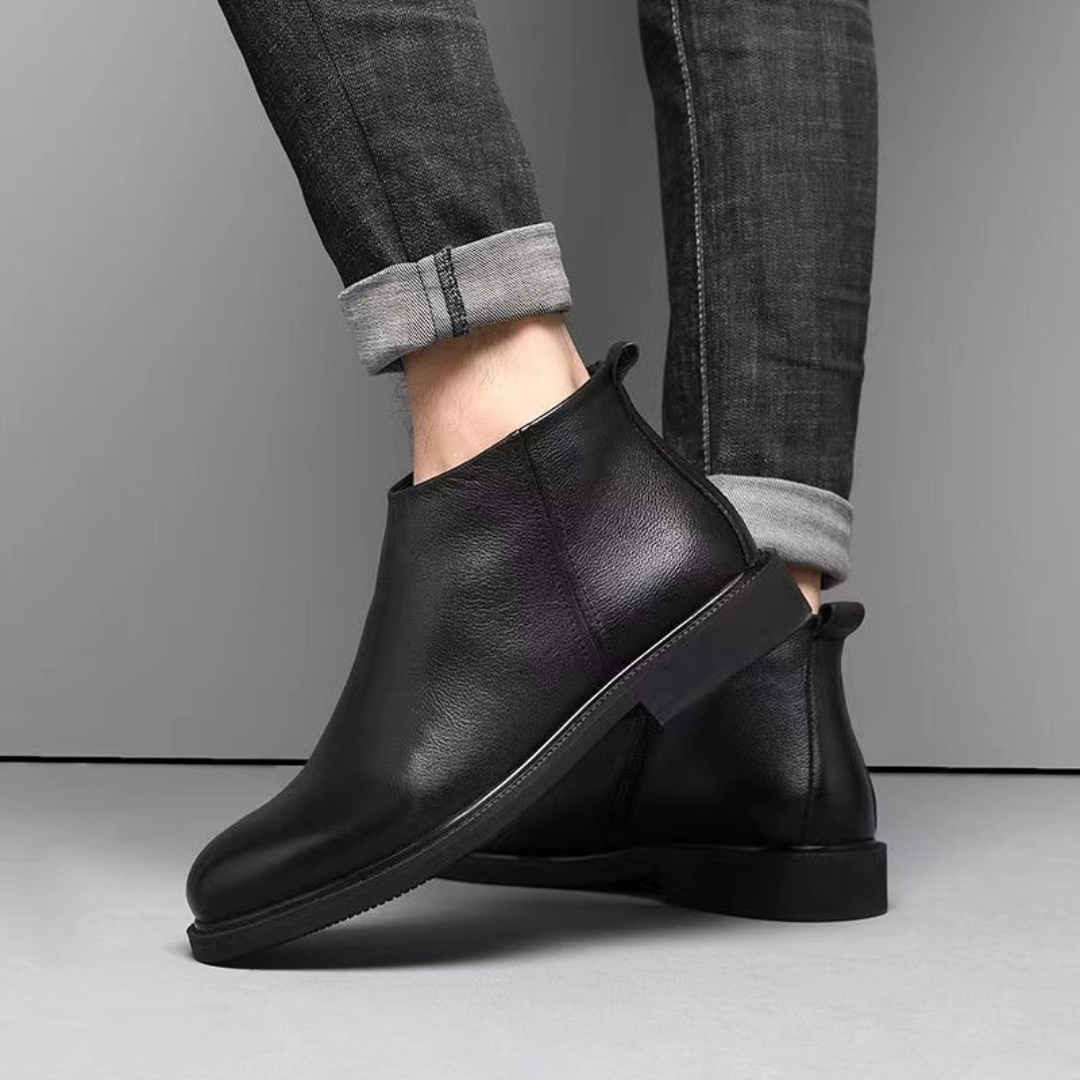 Zapatos de Cuero Antideslizantes para Hombre®