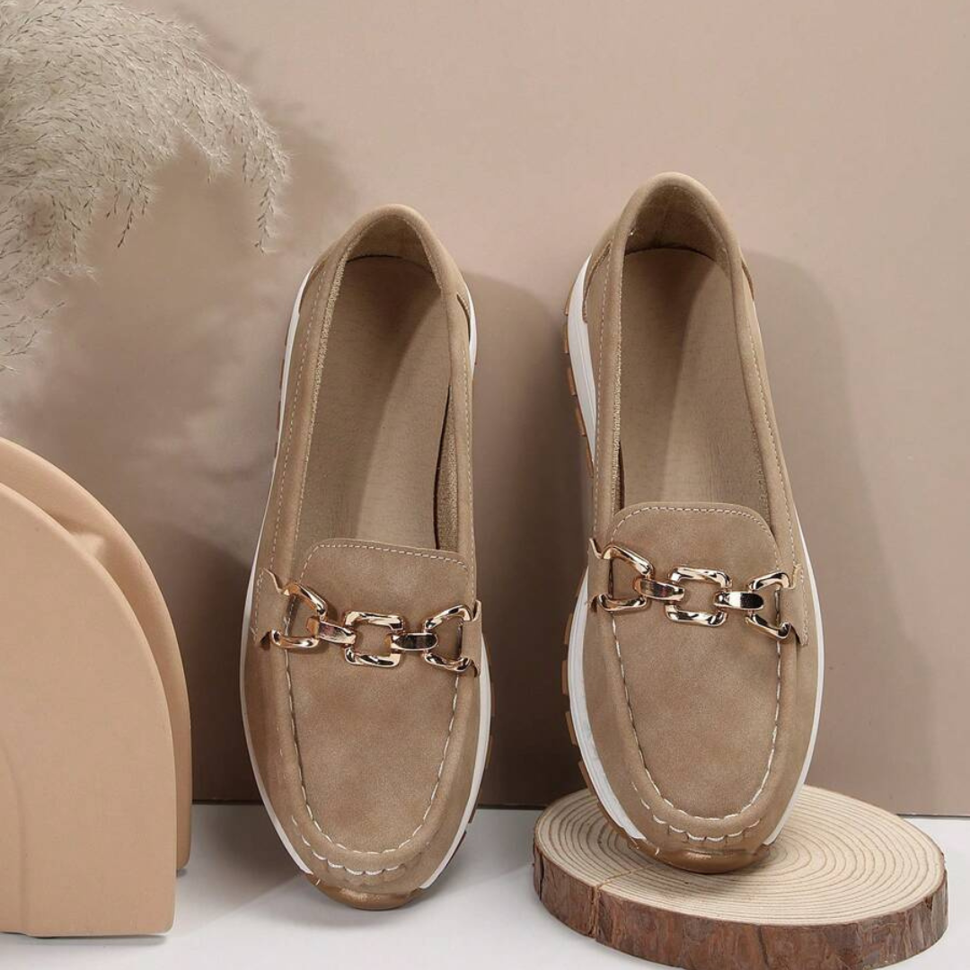 Mocasines de suela gruesa para mujer