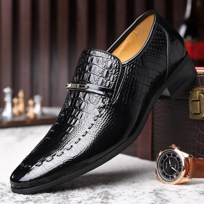 Cómodos y lujosos zapatos de cuero para hombre