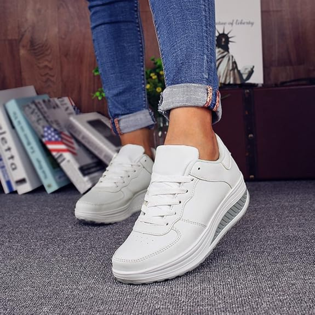 Zapatillas deportivas de suela alta para mujer