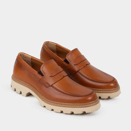 Zapatos de cuero con suelas ergonómicas®
