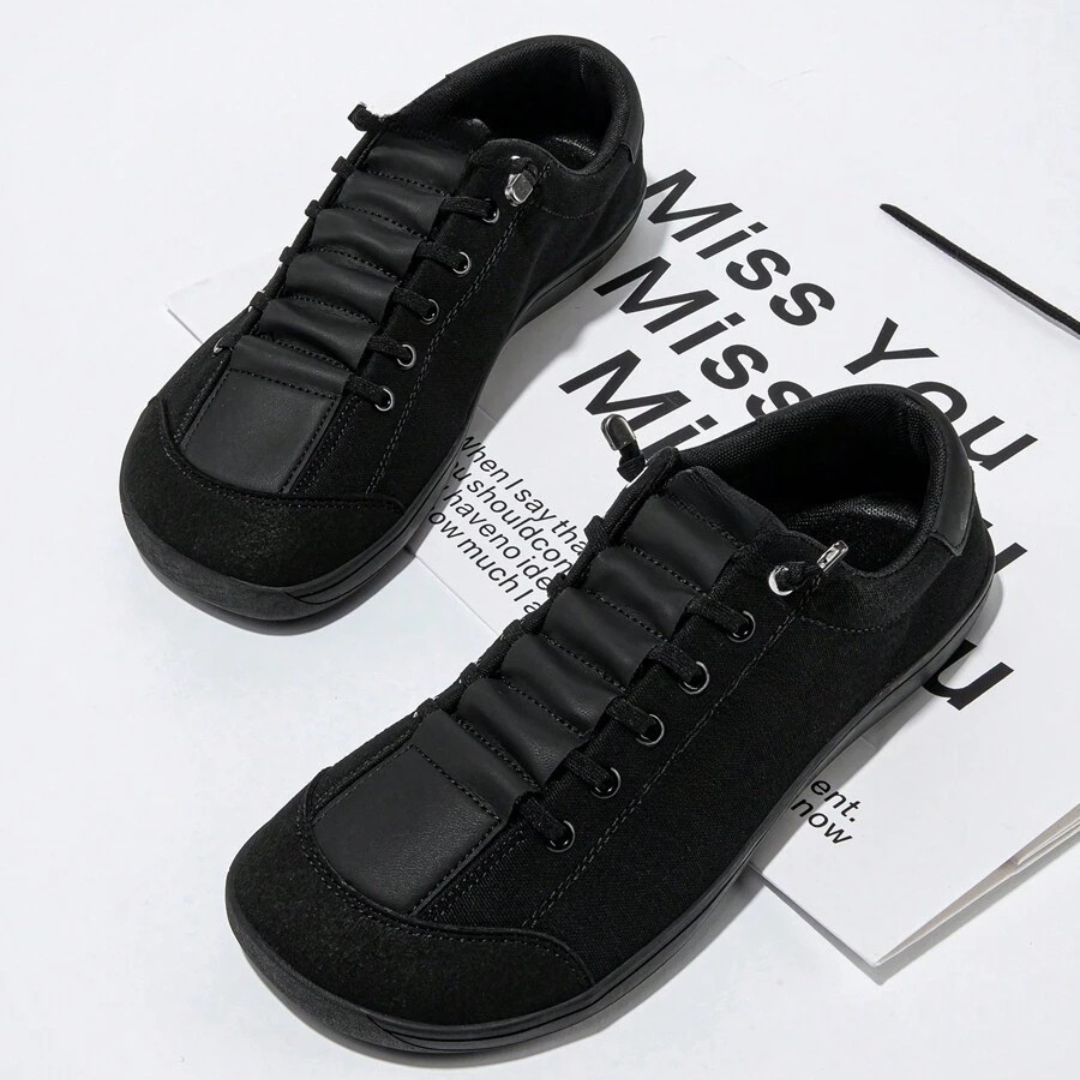 Zapatillas casual de tela con puntera ancha Unisex®