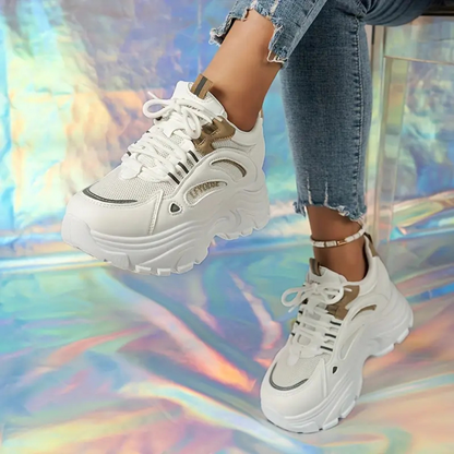 Zapatillas con plataforma para mujer