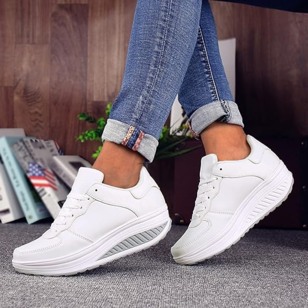 Zapatillas deportivas de suela alta para mujer