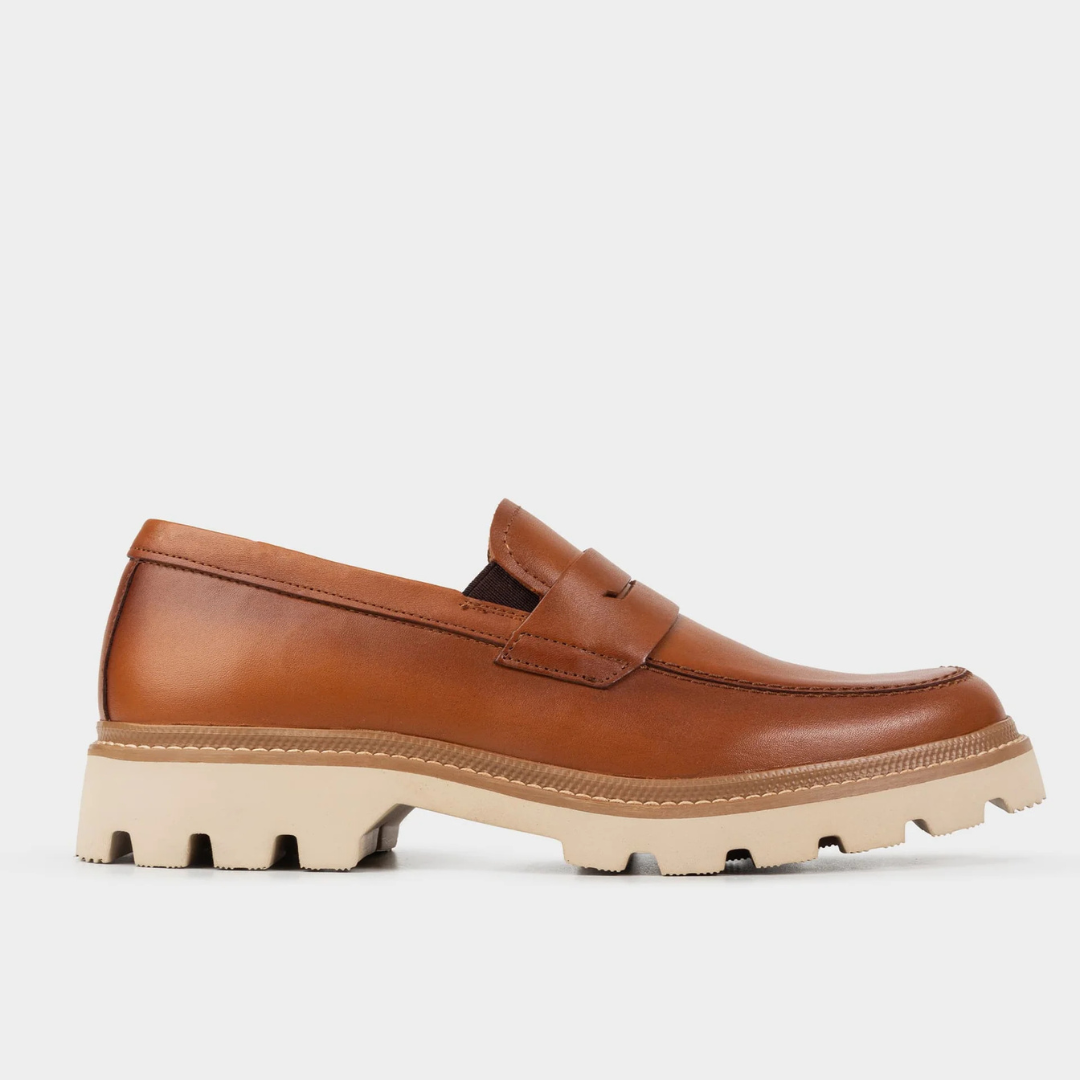 Zapatos de cuero con suelas ergonómicas®