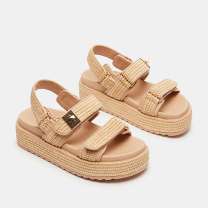 Sandalias ergonómicas con tiras ajustables para mujer