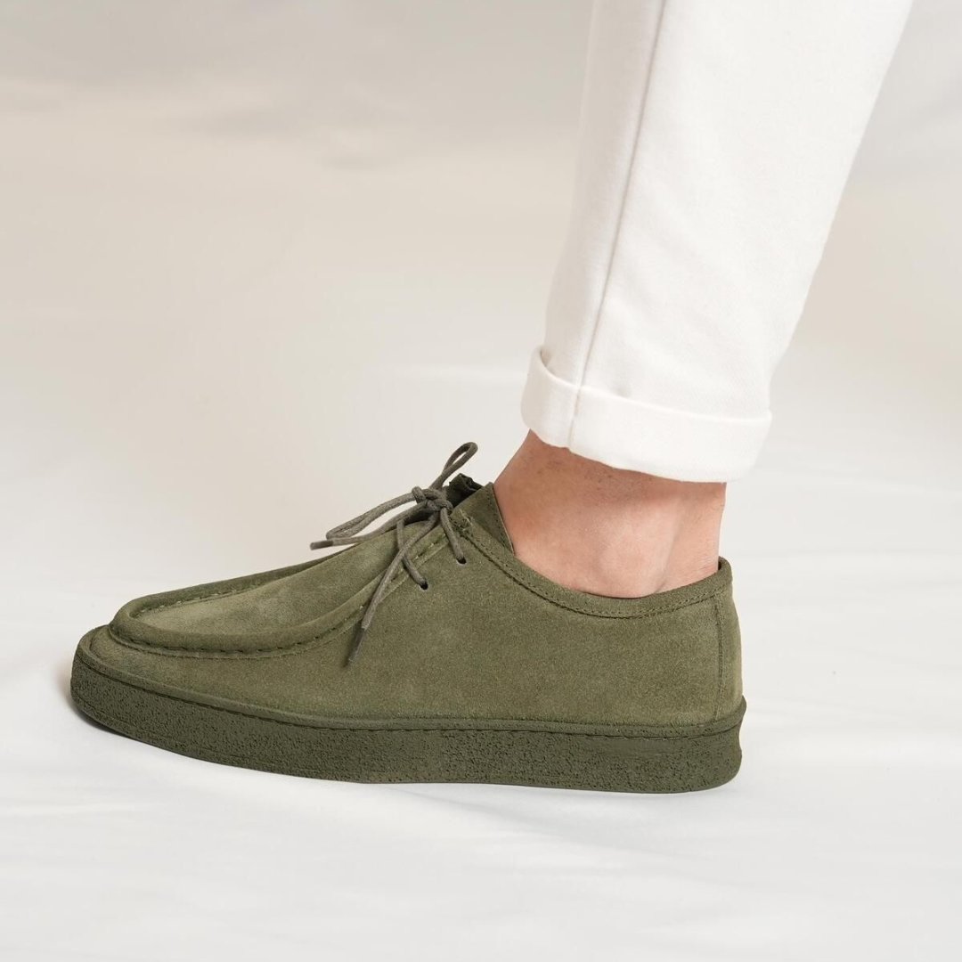 Zapatos Casuales Clásicos de ante hechos a Mano®