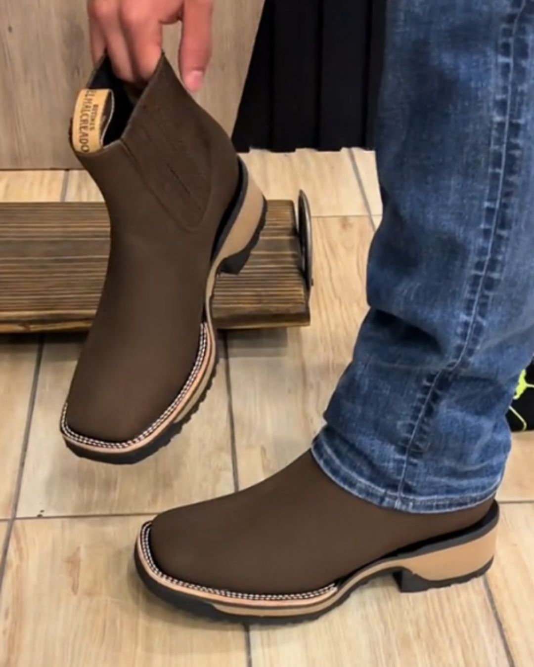 Botas Vaqueras de Cuero para Hombre