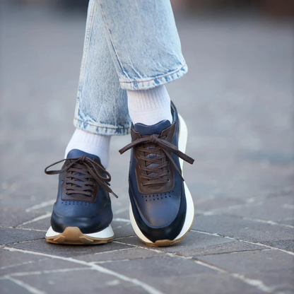 Zapatillas de cuero con suelas ergonómicas antideslizante para hombre®