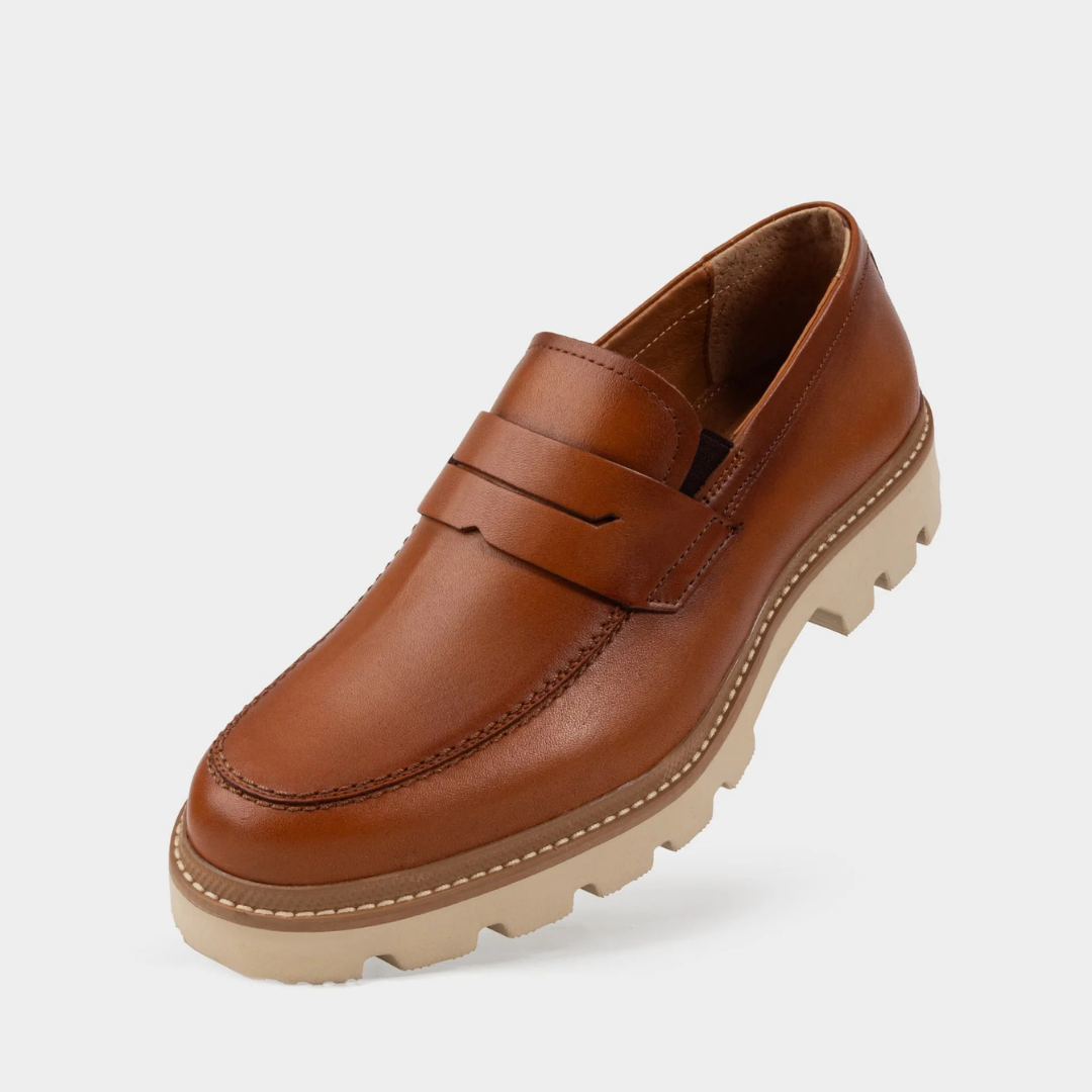 Zapatos de cuero con suelas ergonómicas®