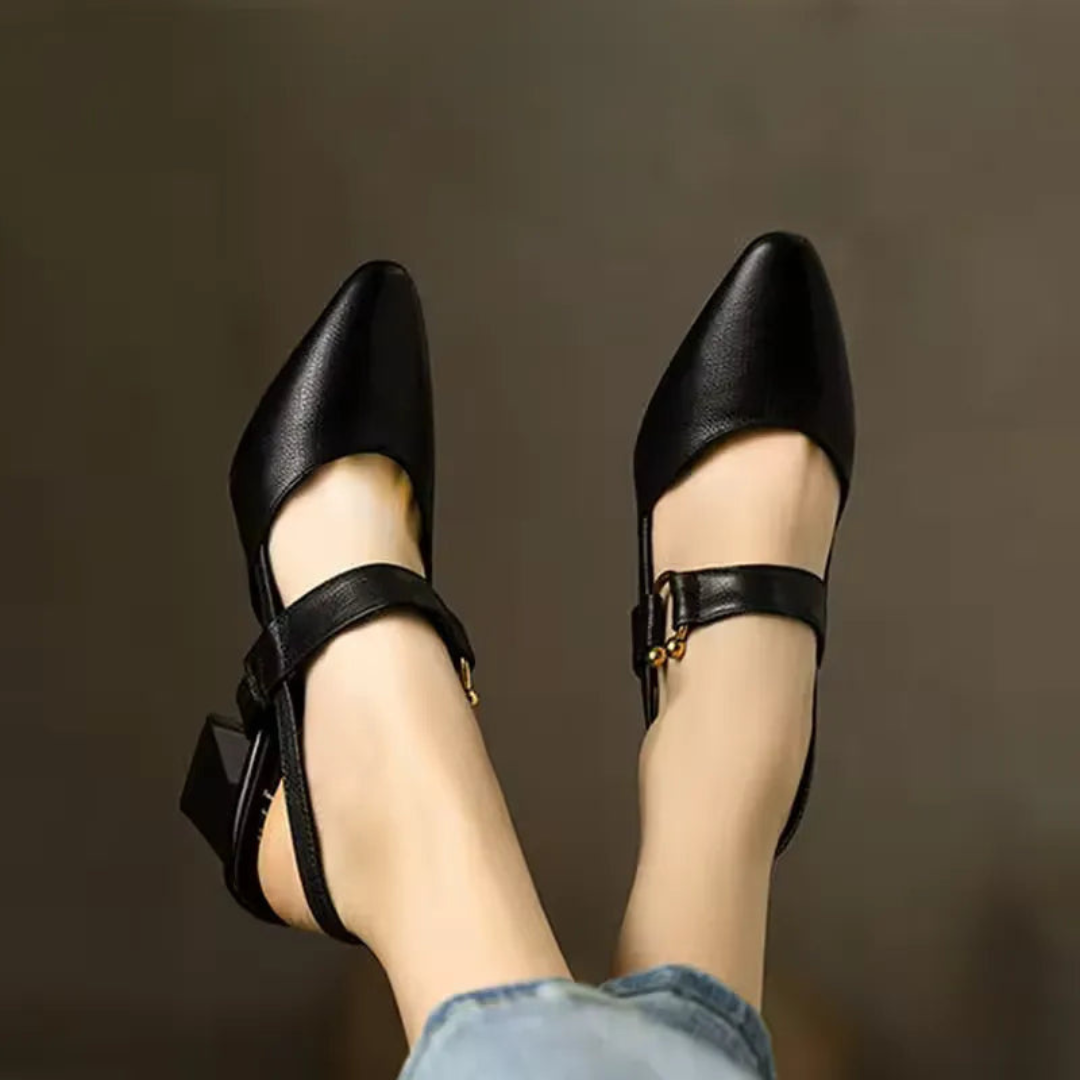 zapatos ortopédicos Cómodos  de tacón medio para mujer