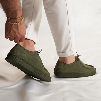Zapatos Casuales Clásicos de ante hechos a Mano®