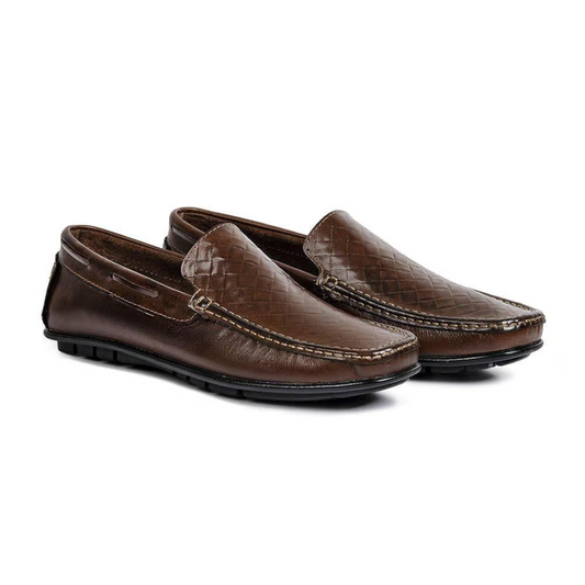 Mocasines Casuales de Cuero con diseño abierto y Ergonómico