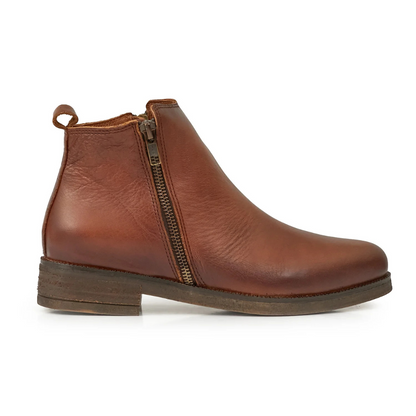 Botines de tacon bajo elegante para mujer