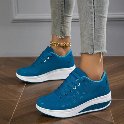 Zapatillas deportivas de suela alta para mujer