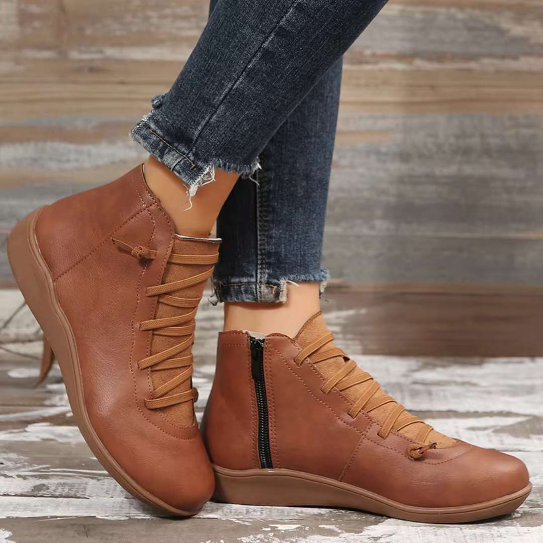 Botines con suela cómoda para mujer