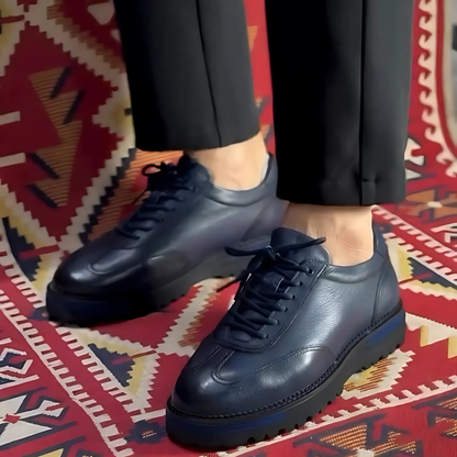 Zapatos ortopédicos de cuero para hombre
