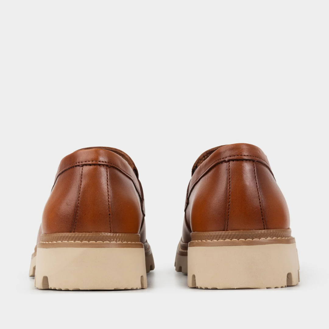 Zapatos de cuero con suelas ergonómicas®