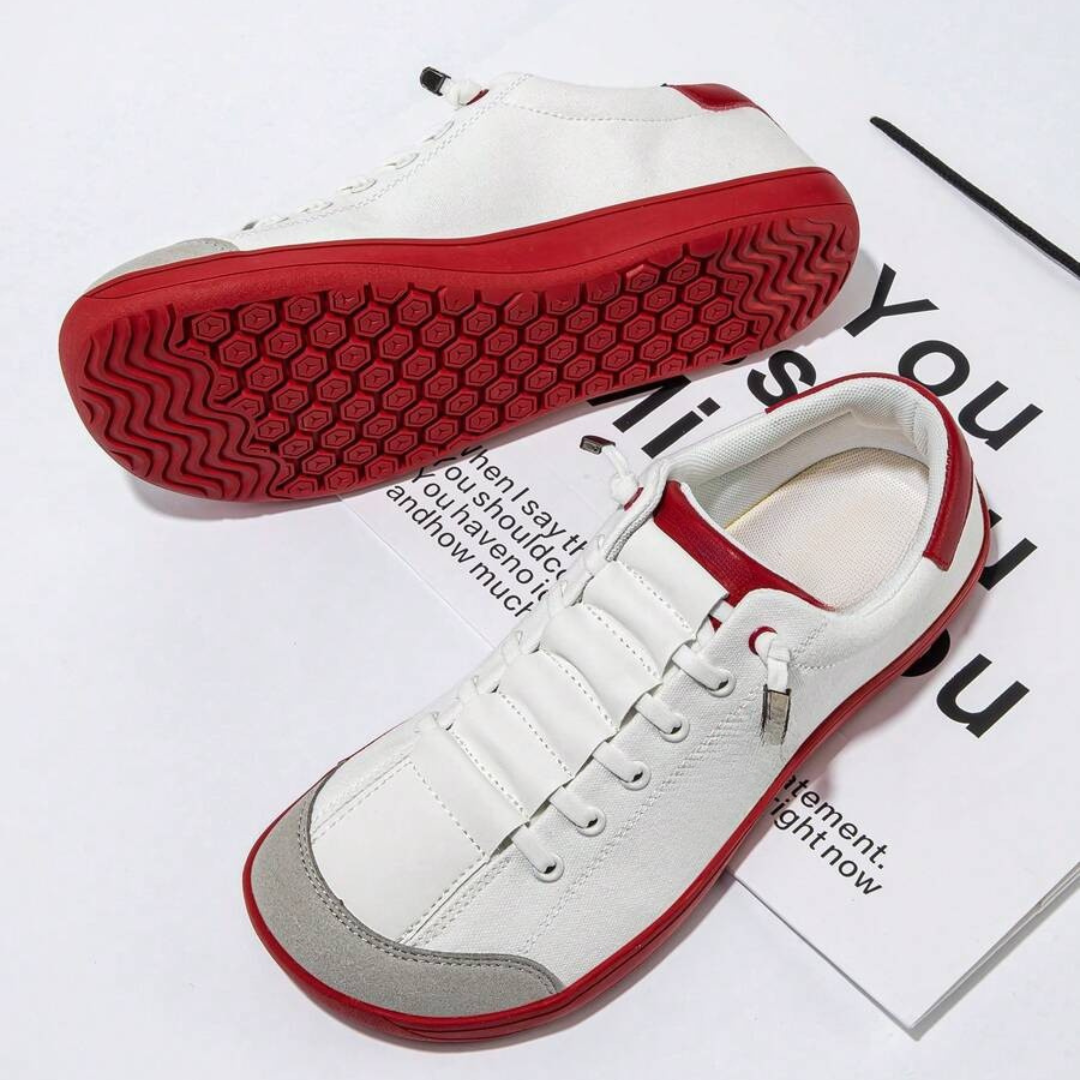 Zapatillas casual de tela con puntera ancha Unisex®