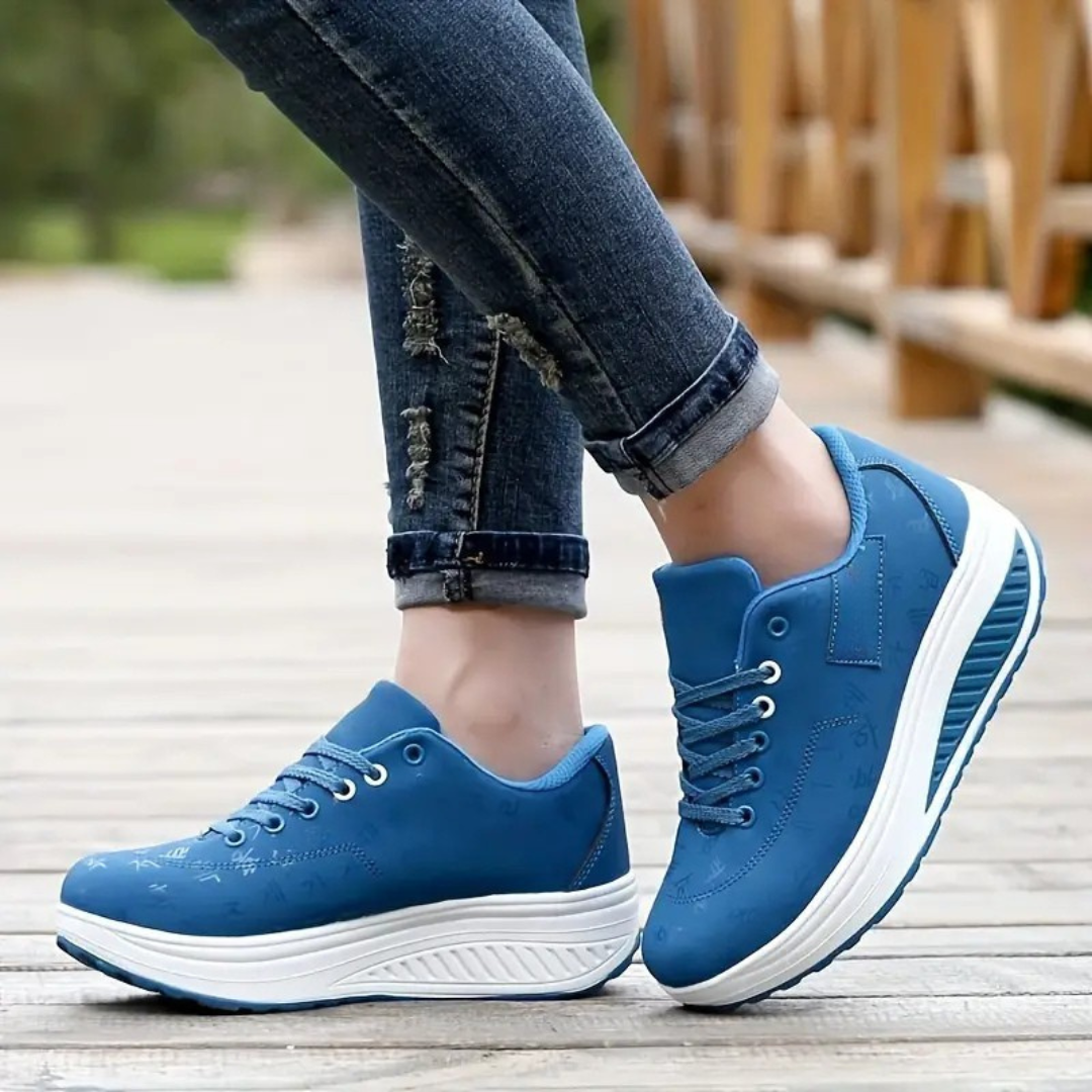 Zapatillas deportivas de suela alta para mujer