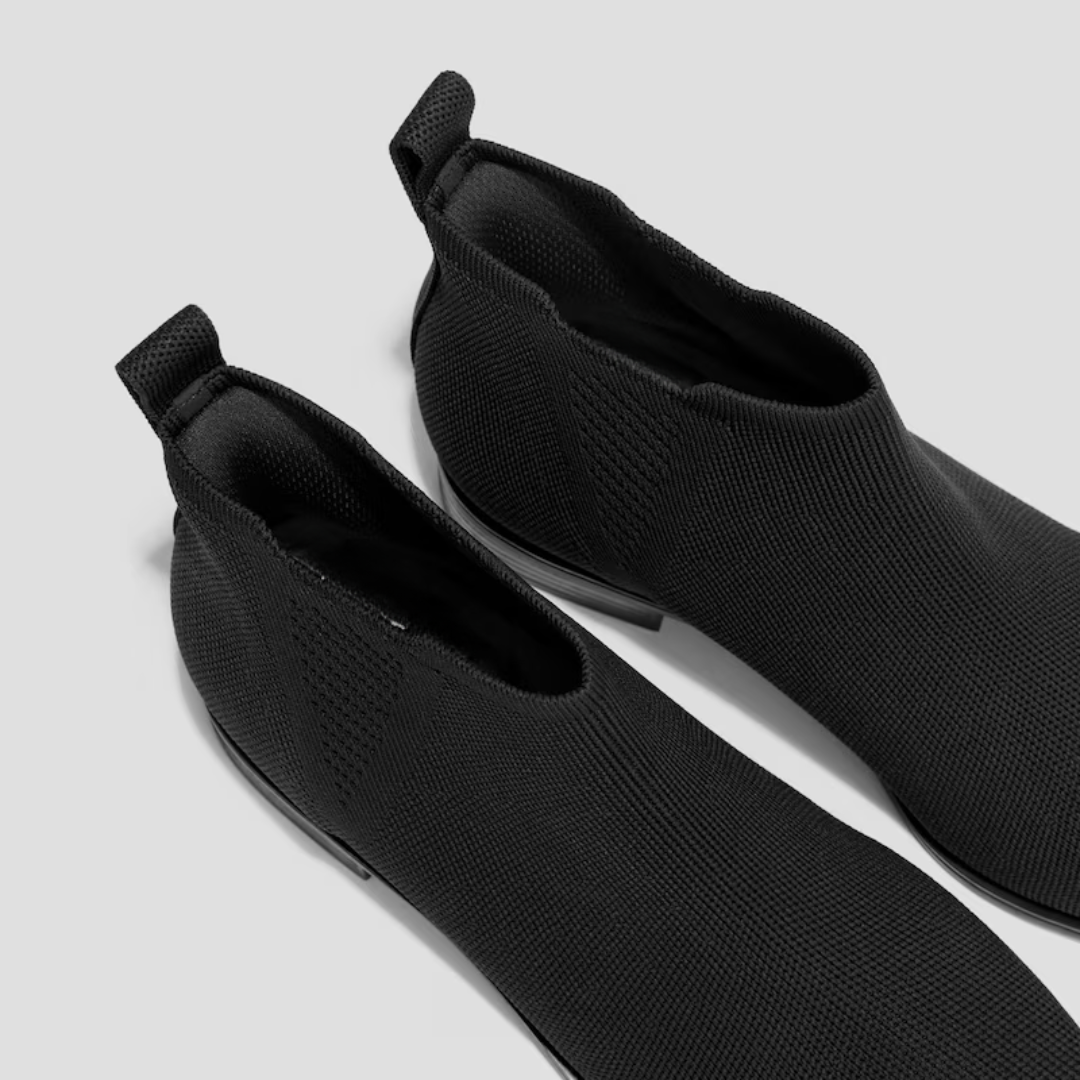 Botas impermeables elegantes slip-on para mujer