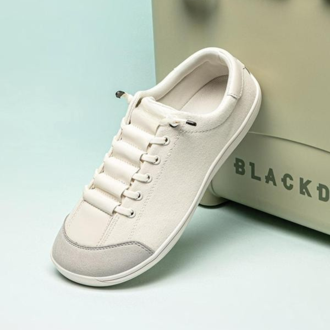 Zapatillas casual de tela con puntera ancha Unisex®
