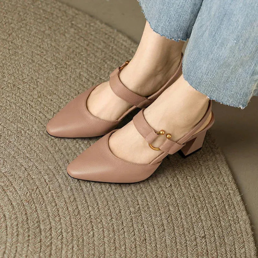 zapatos ortopédicos Cómodos  de tacón medio para mujer